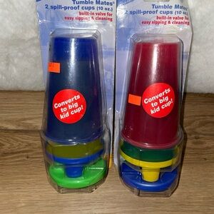 Vintage 2002 The First Years Tumble Mates Spill-Proof Cup Lot NOS NEW